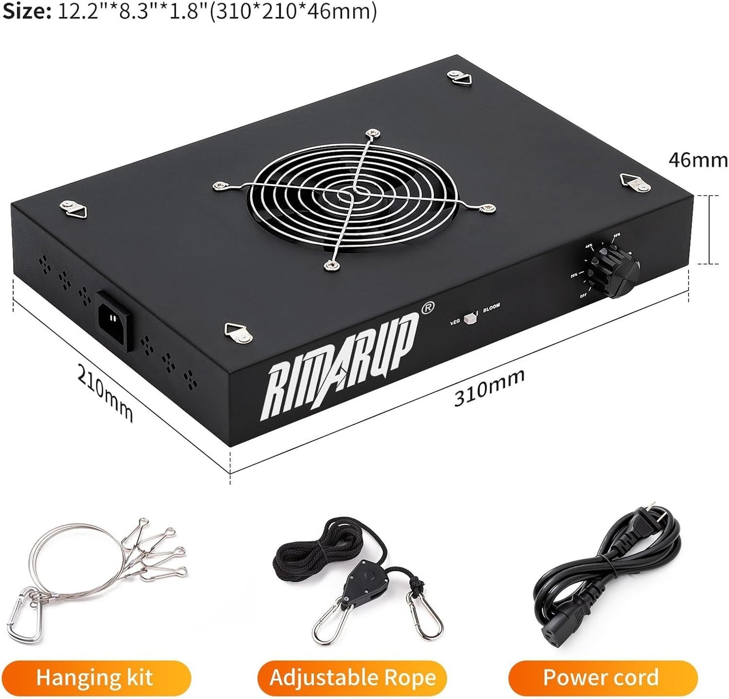 Lampada da coltivazione a LED da 2000 W con luce per piante a LED UV IR 0-10 V