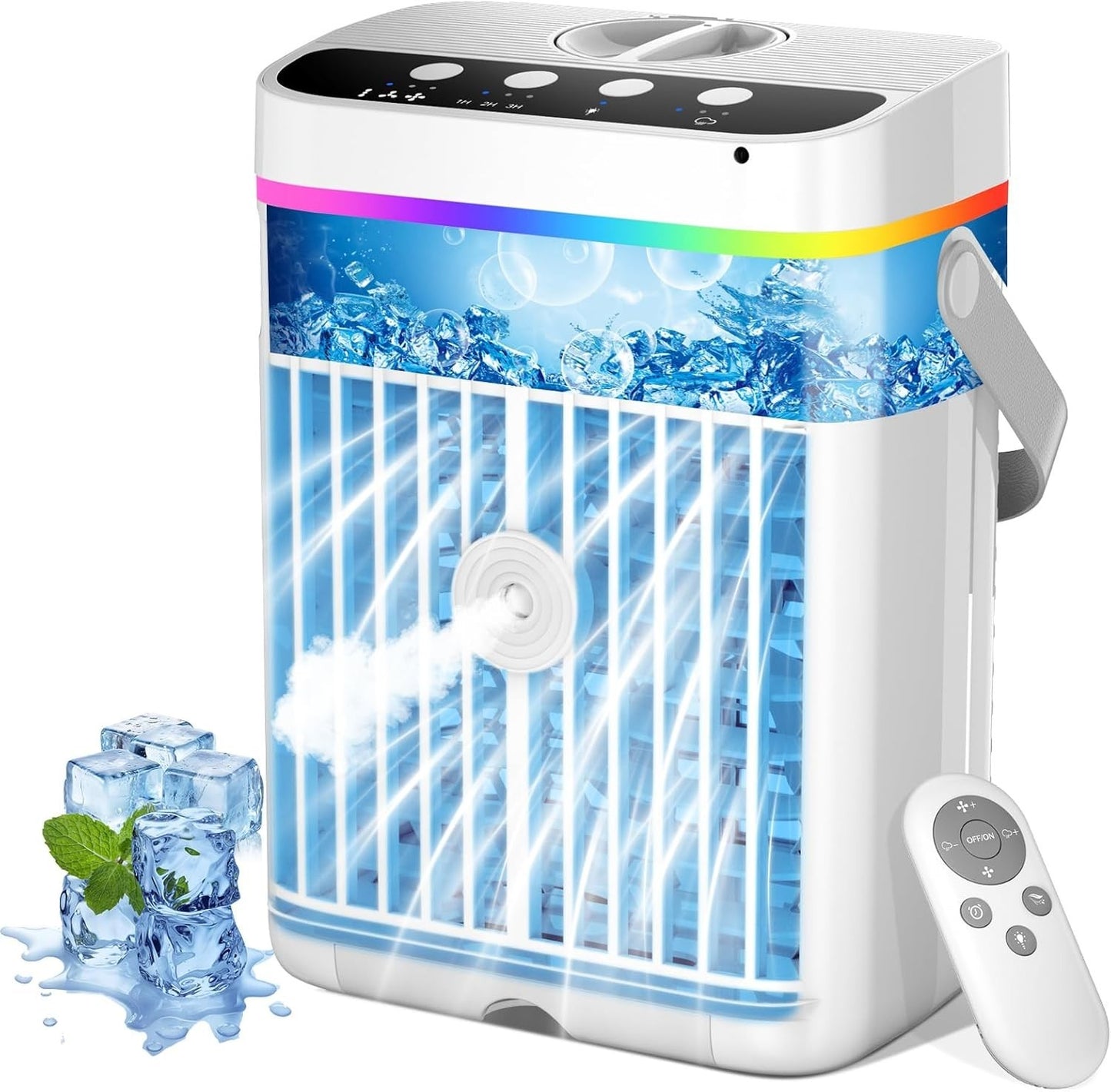 Condizionatore d'aria portatile raffrescatore d'aria evaporativo da 1250 ml
