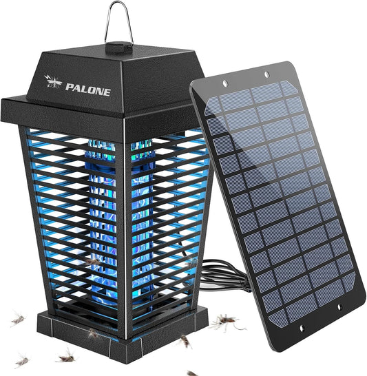 Zapper solare per insetti 4500V elettrico per zanzare mosche e moscerini PALONE