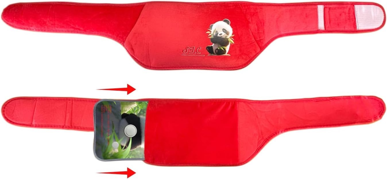 Borsa dell'acqua calda elettrica in peluche da 500 W, rimovibile e lavabile.