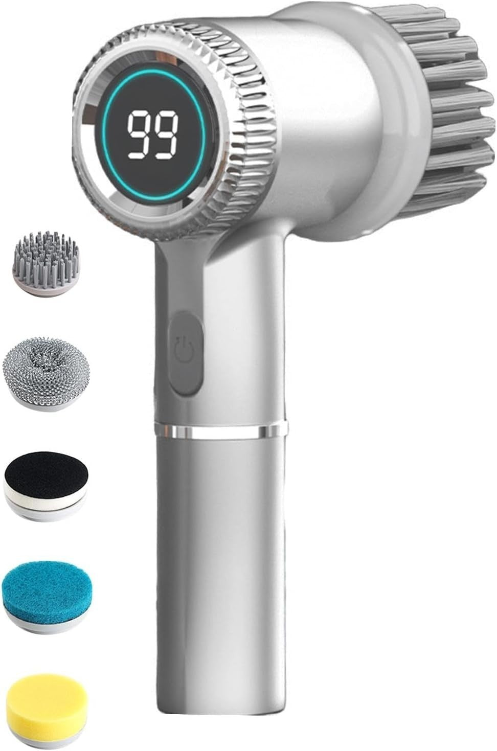 Spazzola rotante per la pulizia 5 spazzole per la pulizia sostituibili senza fil