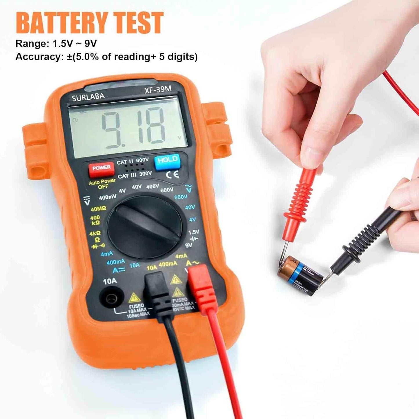 Multimetro digitale intelligente 400 V CA CC 4000 punti TRMS