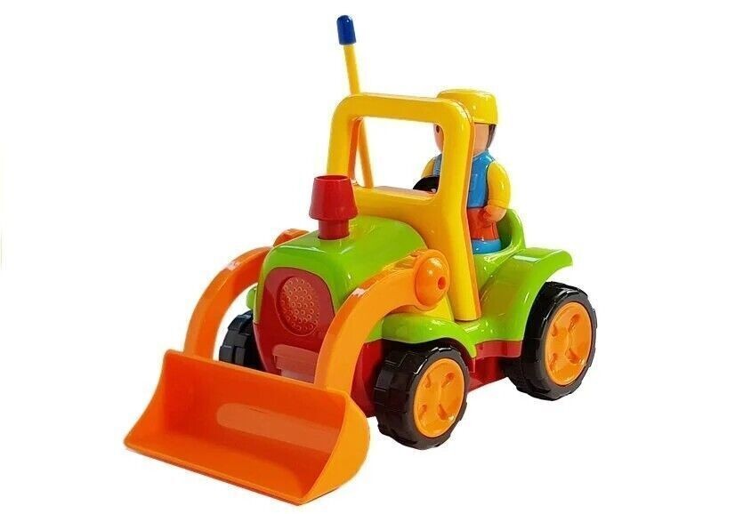 JAKMEAN Trattore giocattolo Lovely Cartoon Truck, Escavatore telecomandato