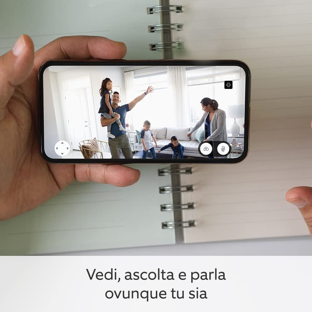 Blink Mini Pan-Tilt Camera | Telecamera di sicurezza intelligente per interni