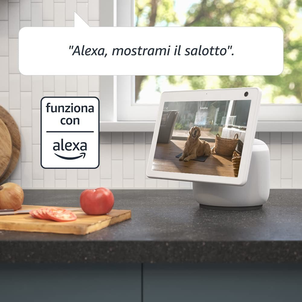Blink Mini Pan-Tilt Camera | Telecamera di sicurezza intelligente per interni