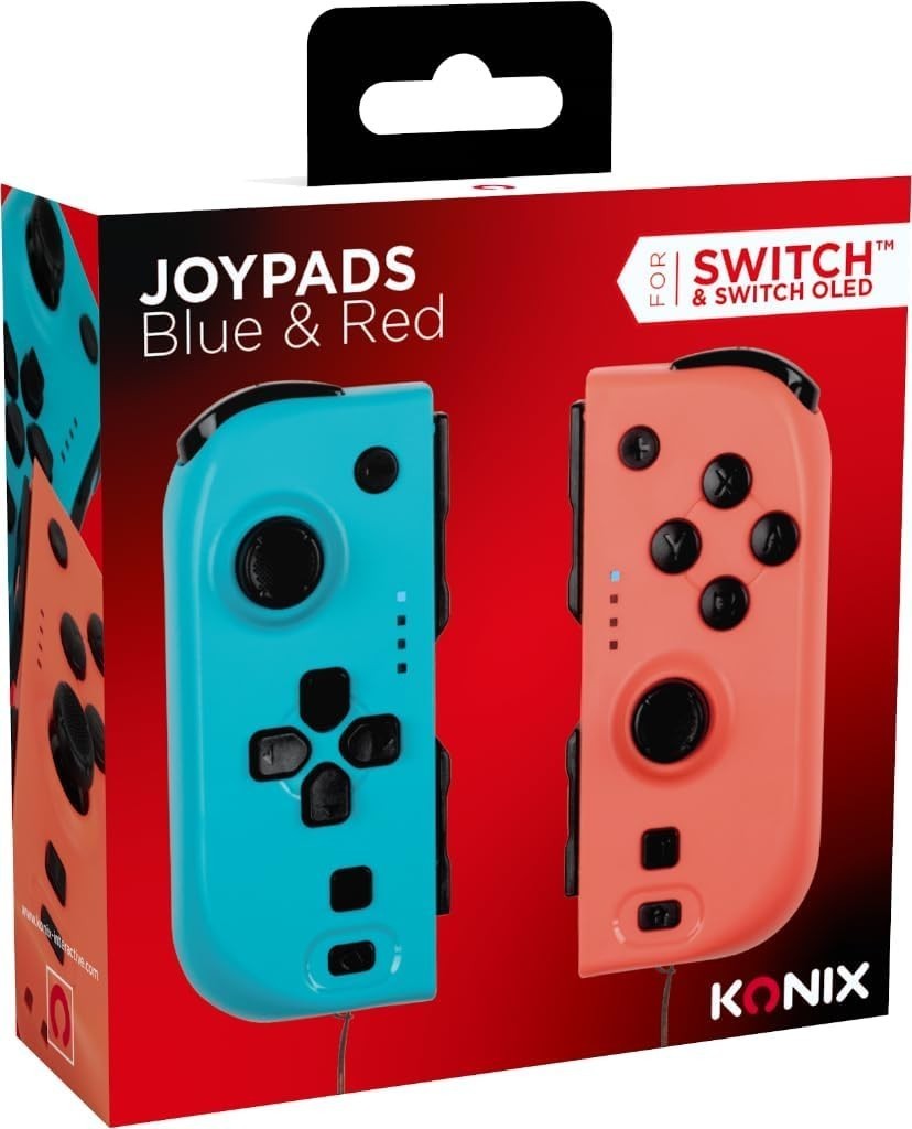 Konix Controller Joypads per Nintendo Switch e Switch OLED  Autonomia 8 h vibraz