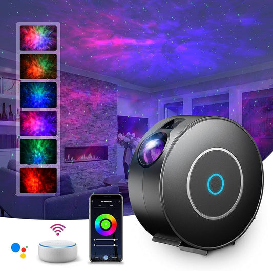 LED Lampada Proiettore Smart, Luce Notturna per Bambini, Proiettore Lampada