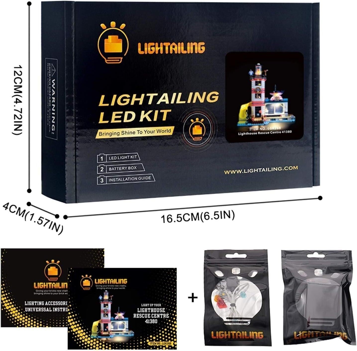 LIGHTAILING Set di Luci per (Friends Lighthouse Rescue Center) Modello