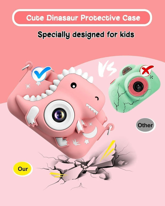 Macchina Fotografica Bambini, 2.0 Pollici Schermo 1080P Mini Ricaricabile