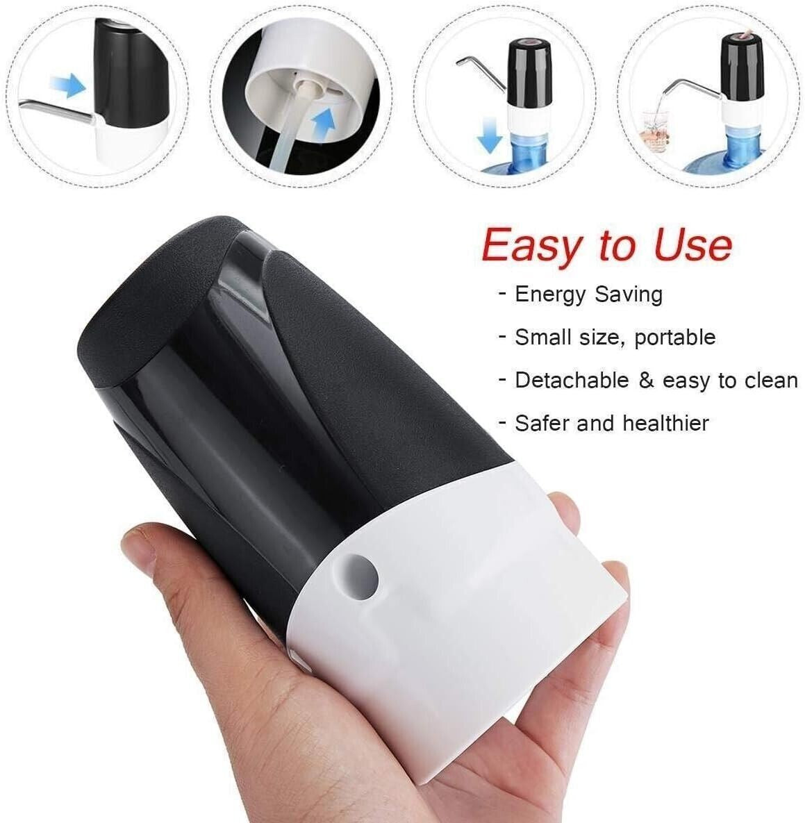 Fontana per Dispenser automatico, pompa dell'acqua con ricarica USB