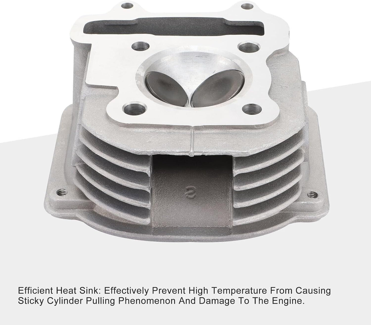 GOOFIT Testa cilindrica con Guarnizione sostituzione per 4 Tempi GY6 150cc ATV S
