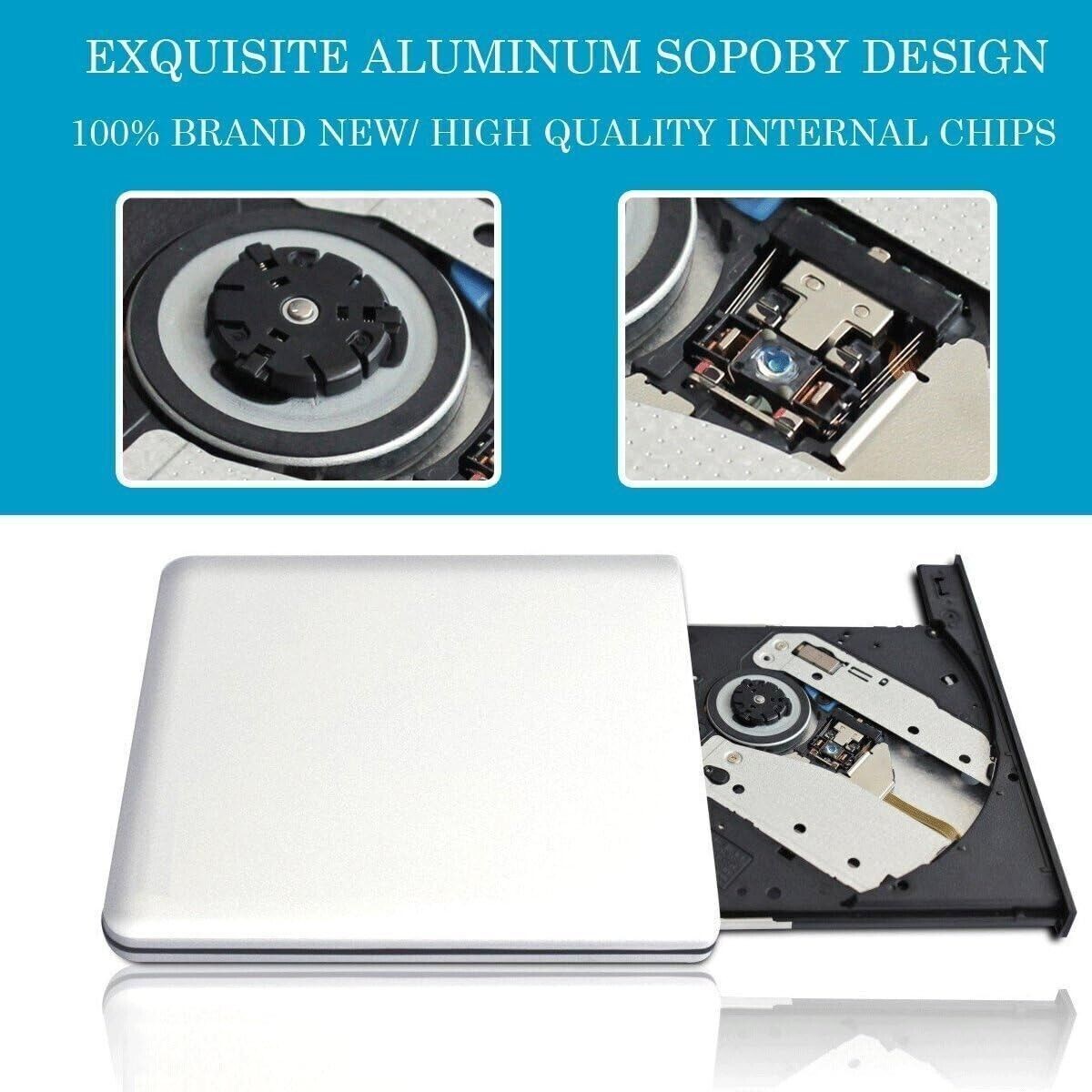 Sopoby ODP95 Masterizzatore  Driver DVD-RW Super Slim, in lega di alluminio