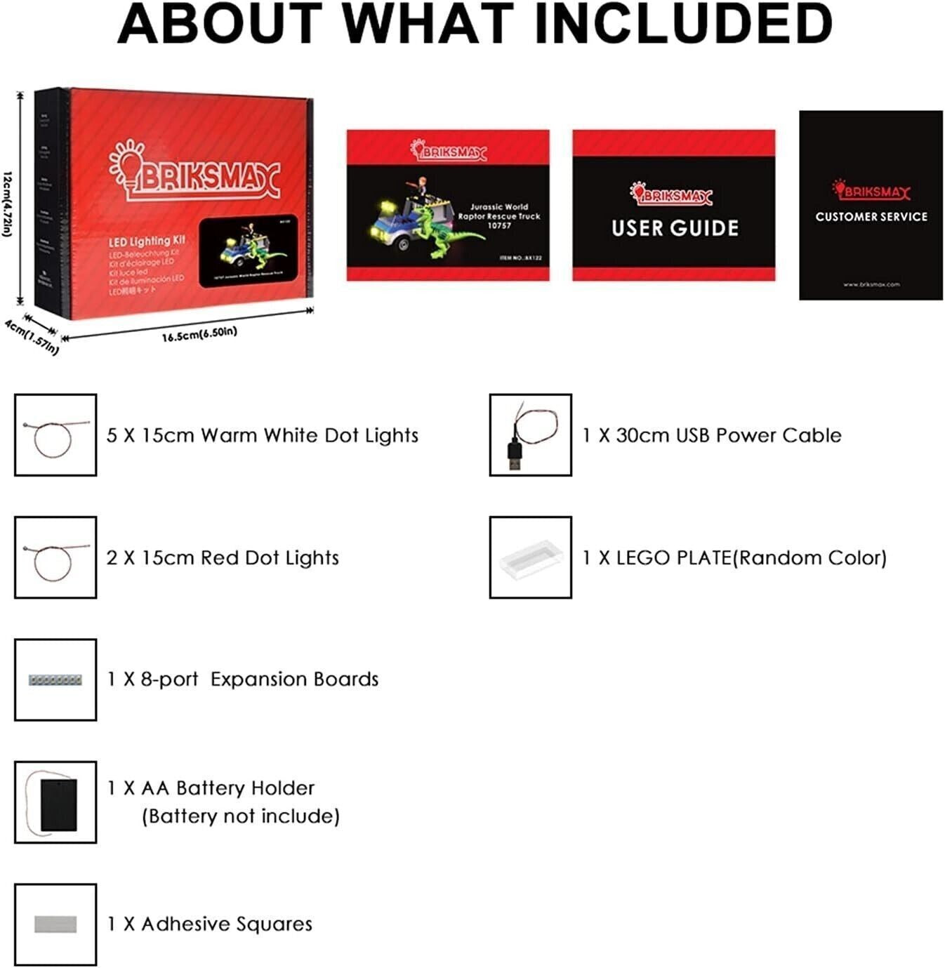 BRIKSMAX Kit di Illuminazione a LED per Lego Juniors Camion per Il Soccorso