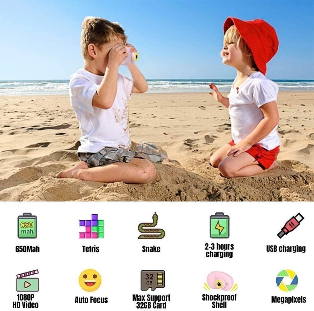 Macchina Fotografica per Bambini 1080P Portatile Videocamera Mini