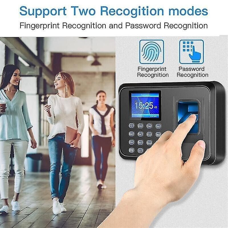 Impronta digitale biometrica Sistema di presenza orologio Registratore dipendent