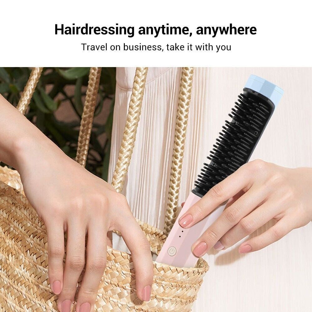 YKMIANJI Pettine lisciante per capelli piastra per capelli portatile piastra