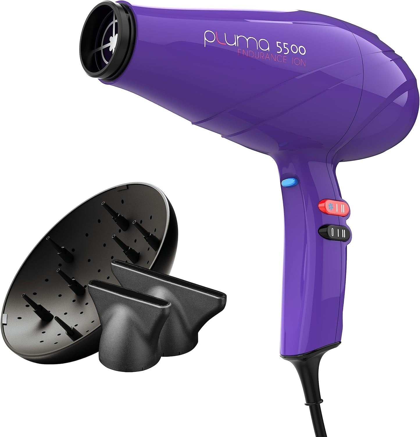 Asciugacapelli Pluma 5500 Endurance Ion GA.MA Italy Professional Viola