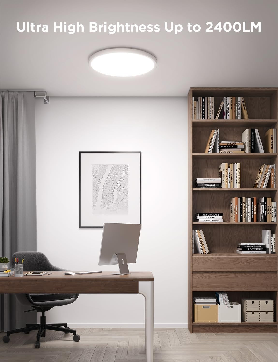 Plafoniera intelligente Govee LED RGBIC a filo 2400LM 12 pollici 2200K-6500K