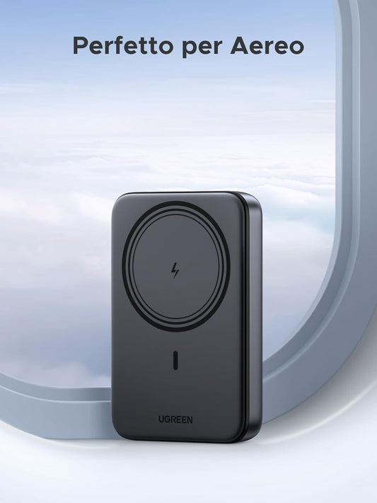 Power Bank Magnetico 10000 mAh UGREEN Nexode Caricabatterie Wireless Portatile