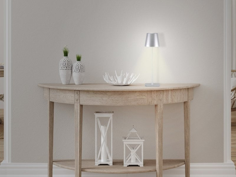 Lampada da Tavolo Senza Fili 2in1 Adattatore per bottiglie incluso Bper