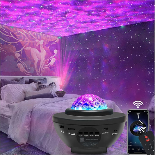 Proiettore di stelle easeking proiettore luci galattiche altoparlante Bluetooth