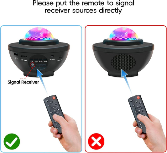 Proiettore di stelle easeking proiettore luci galattiche altoparlante Bluetooth