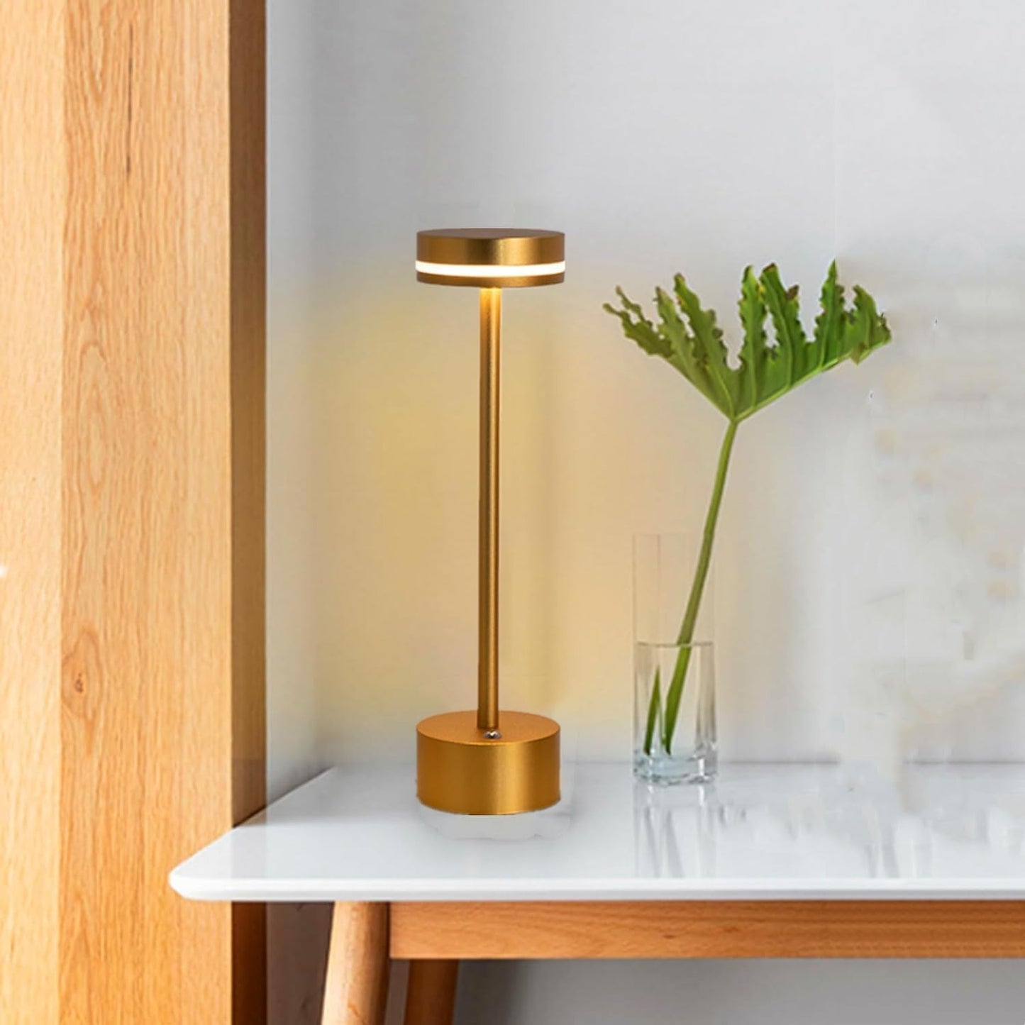 Lampada da tavolo senza fili a  batteria a 3 colori regolabili dimmerabile touch
