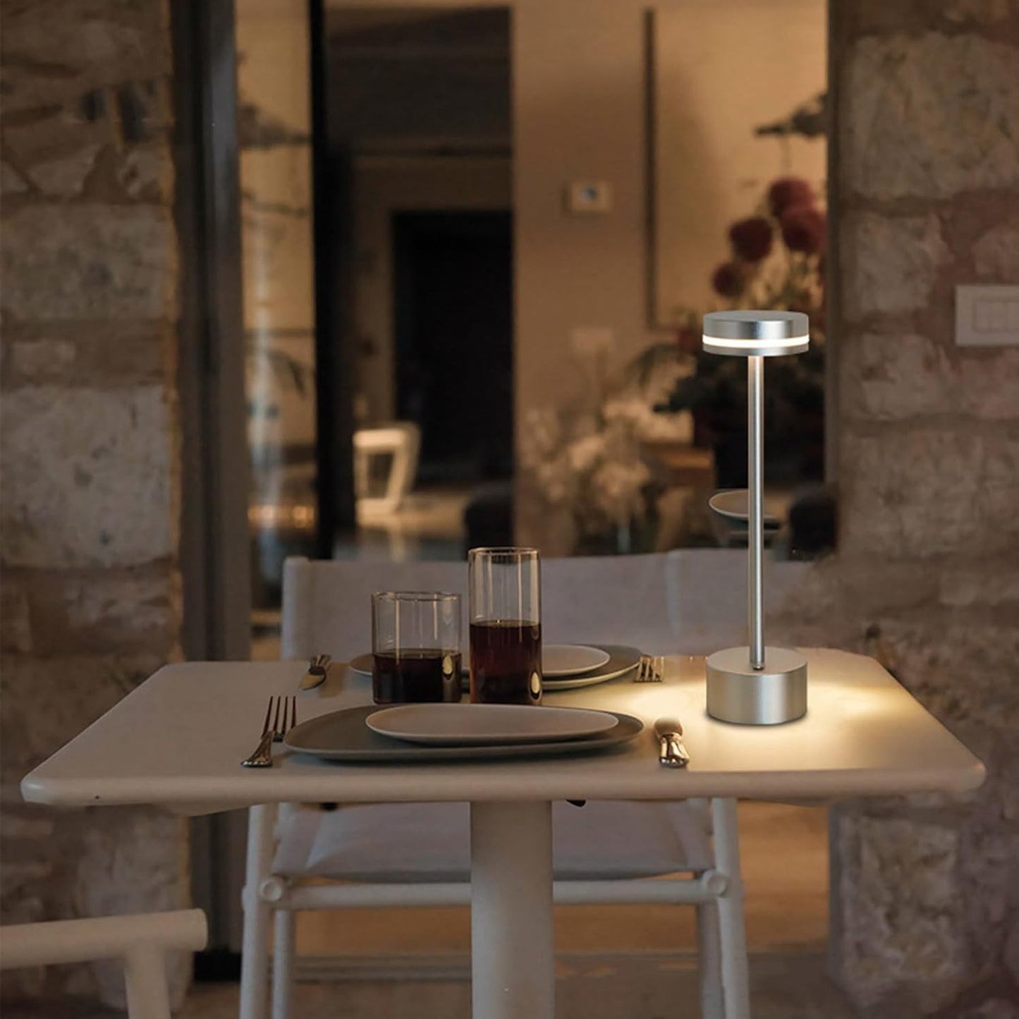 Lampada da comodino illuminazione della stanza 3 colori regolabili 3 colori rego