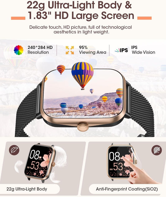 Smartwatch Orologio intelligente RUXINGX monitoraggio sonno frequenza cardiaca