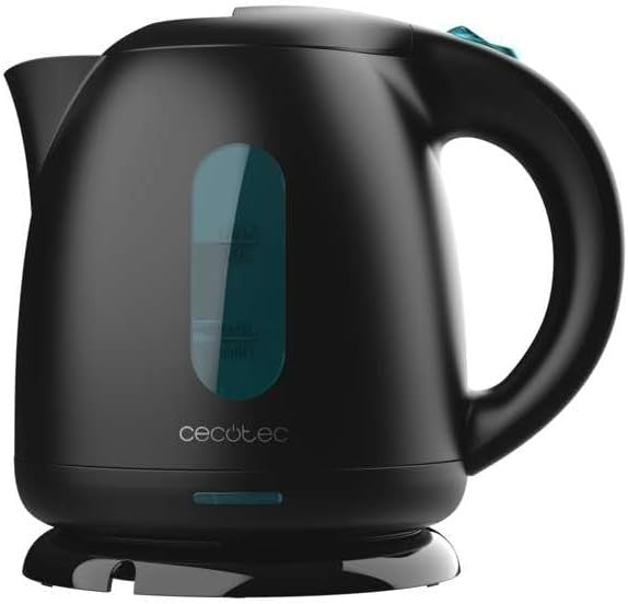 Bollitore elettrico Cecotec Thermosense 140 nero, capacità 1 litro, 2200 W