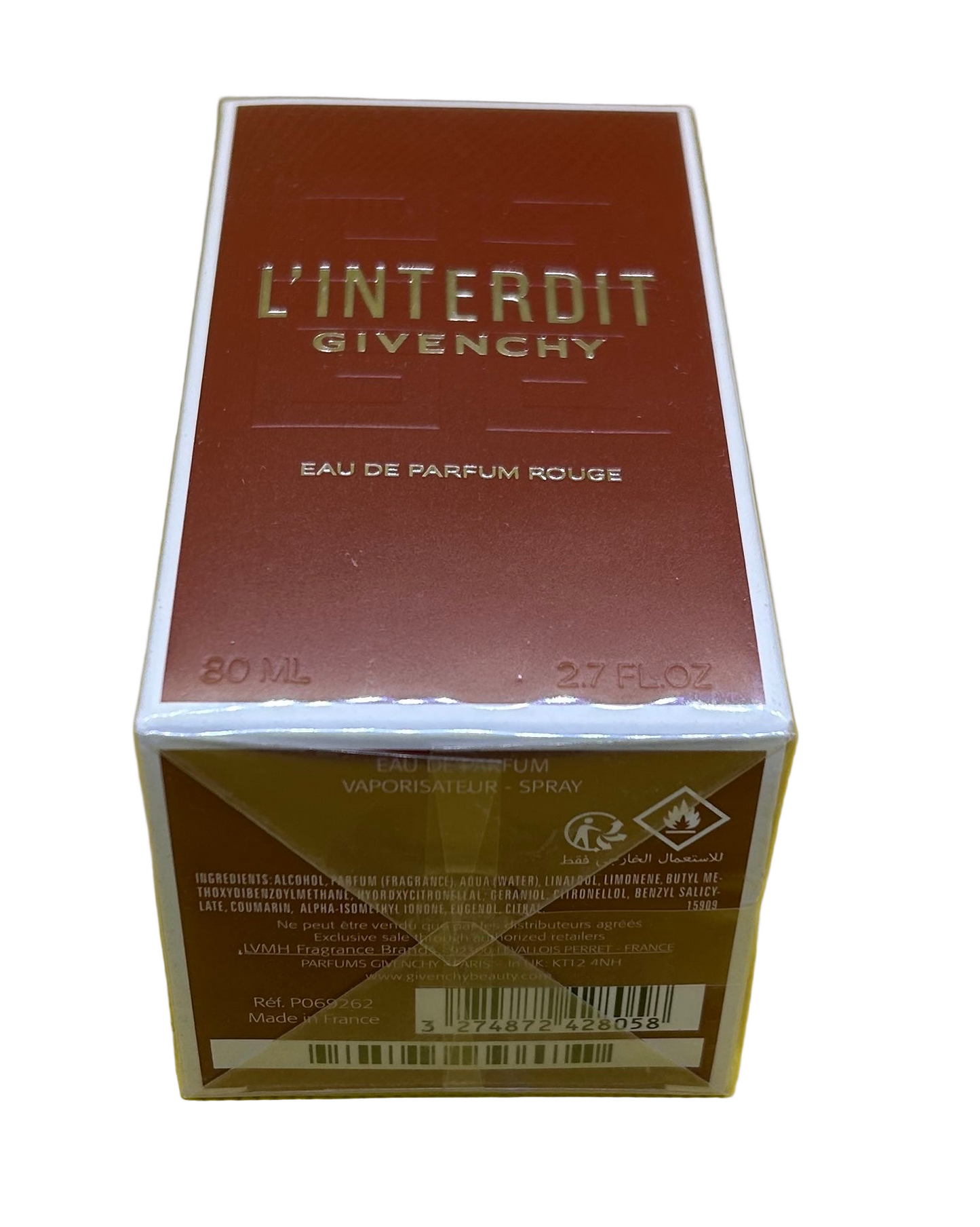 Profumo Givenchy L'Interdit Donna 80ml Eau de Parfum Rouge Vaporizzatore