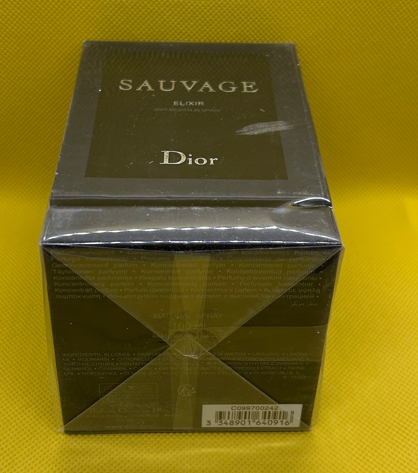 Dior Sauvage Elixir per Uomo profumo 100ml Eau de Parfum