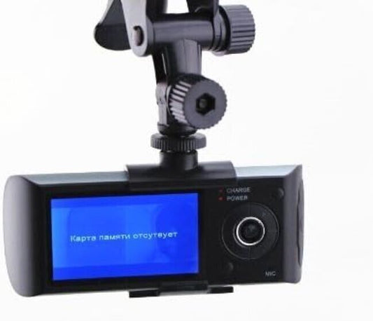 Videocamera DVR per auto con registrazione sincrona R300 con doppia telecamera