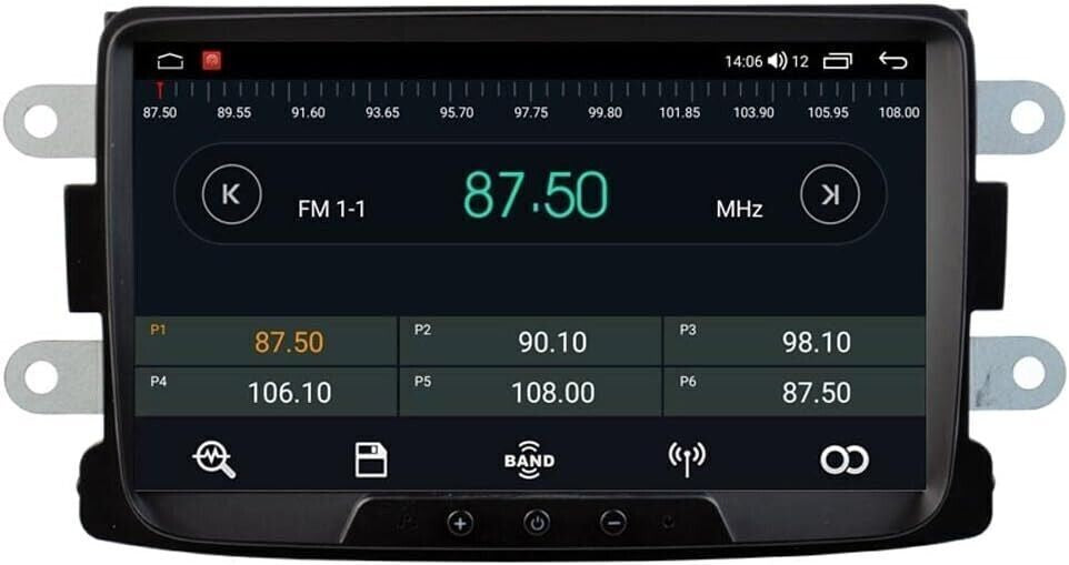 Android 10 Car DVD GPS Stereo, Radio Multimedia Wifi per Renault Duster Dacia