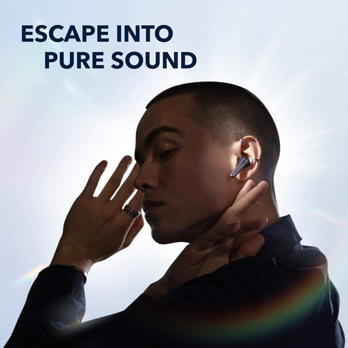 Soundcore Liberty Air 2 Pro Auricolari Bluetooth ANC 6 Mic 26h Wireless TWS Nero