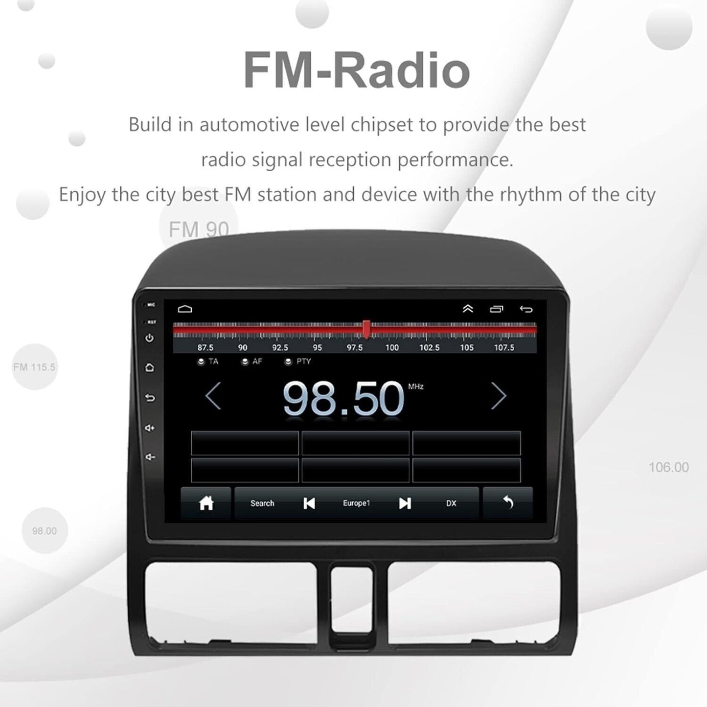 LEXXSON Carplay Radio Android Autoradio per Honda CRV 2001-2006 | 9 pollici