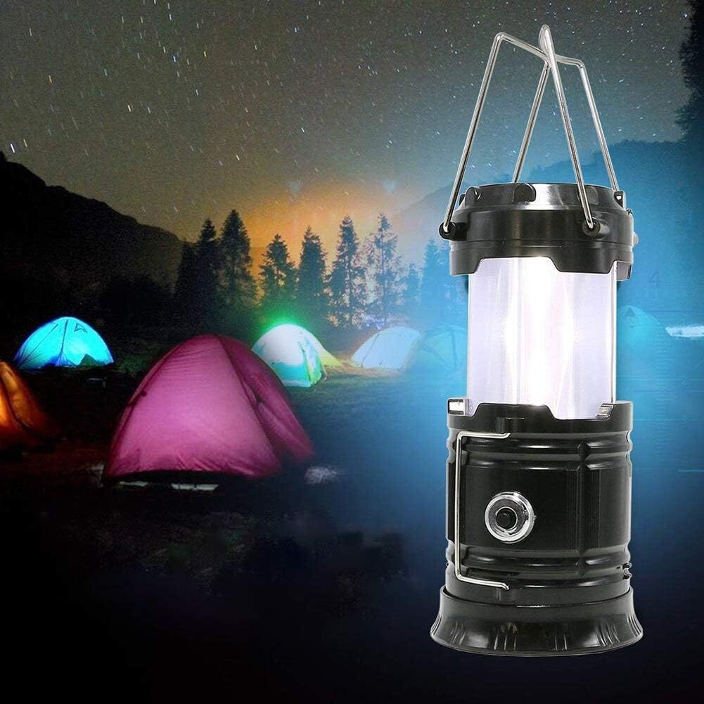 Lanterna LED Campeggio – portatile Lanterna ricaricabile USB solare ultra lumino