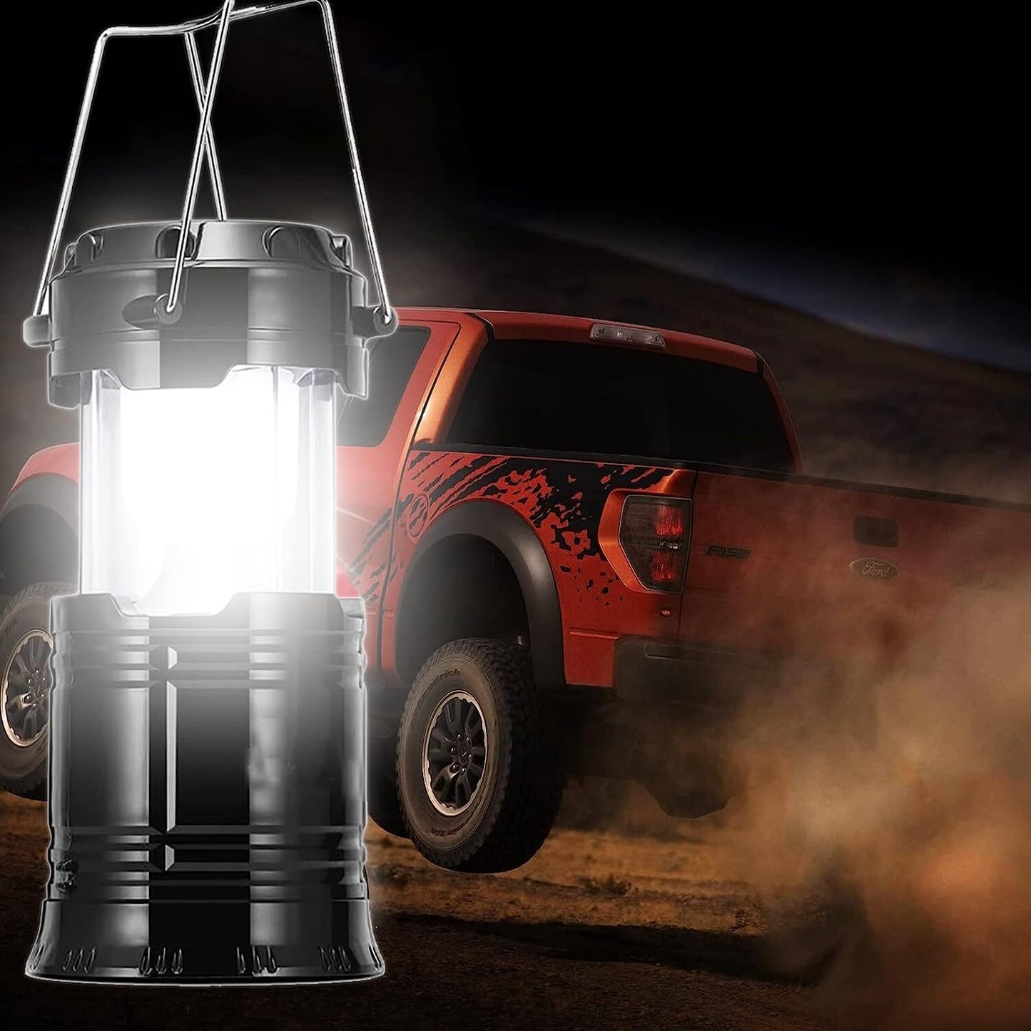 Lanterna LED Campeggio – portatile Lanterna ricaricabile USB solare ultra lumino