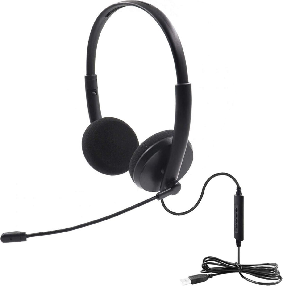 Cuffie USB in PVC con cancellazione del rumore con microfono Ufficio Call