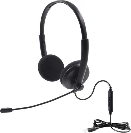 Cuffie USB in PVC con cancellazione del rumore con microfono Ufficio Call