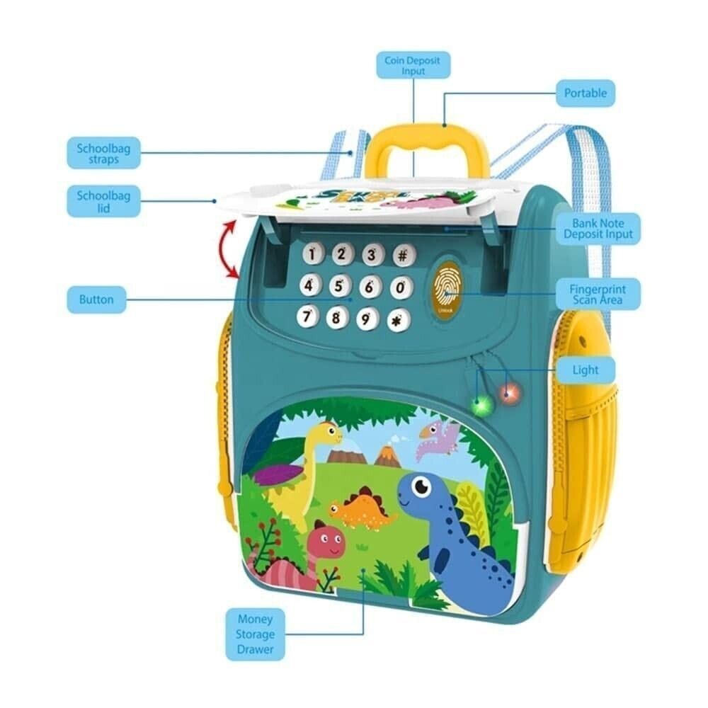 Salvadanaio Elettronico, Mini ATM Bank, Salvadanaio con Password e Tocco