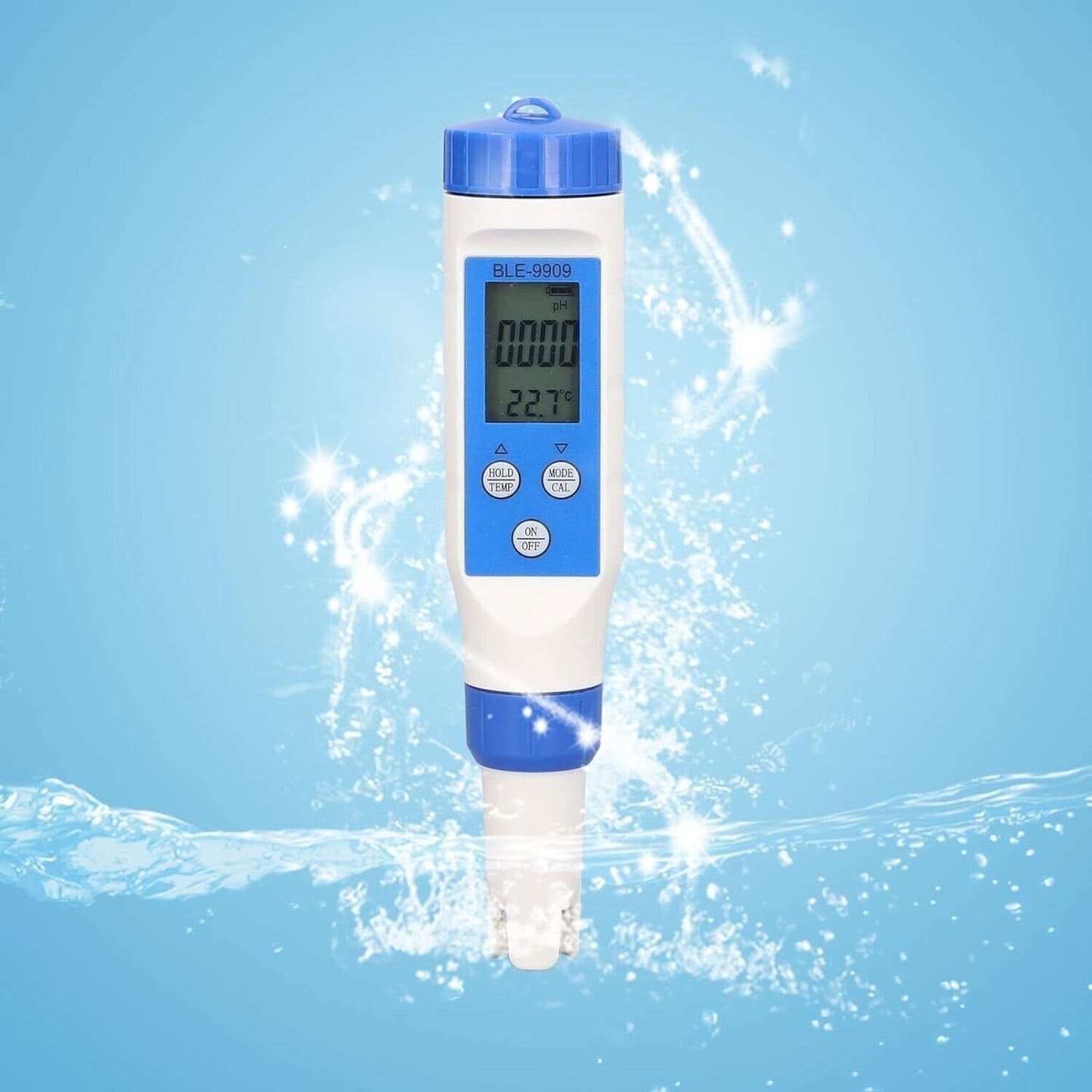 TOPINCN Misuratore per Test dell'Acqua 5 in 1, Penna Bluetooth5.2 PH TDS EC