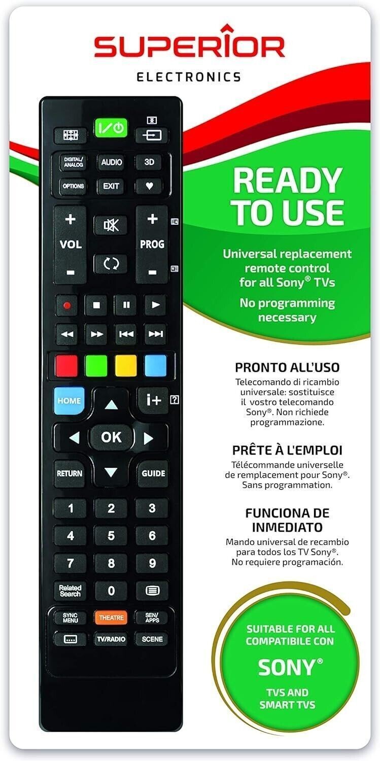 Telecomando universale compatibile con tutti i televisori SONY pronto all'uso