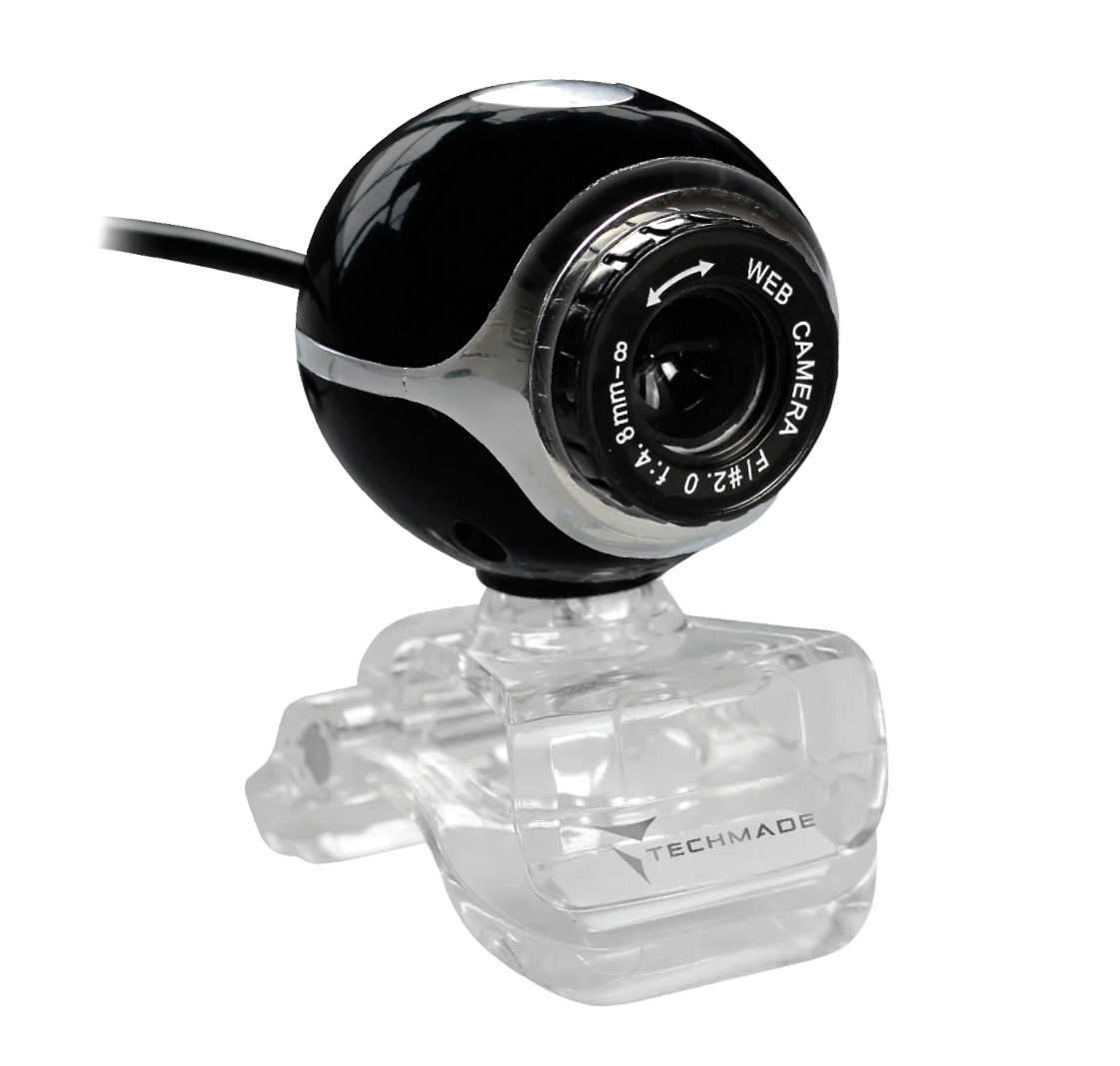 Webcam 350K Techmade TM-C011 con Clip e funzione Face Tracking 1.3 Megapixel