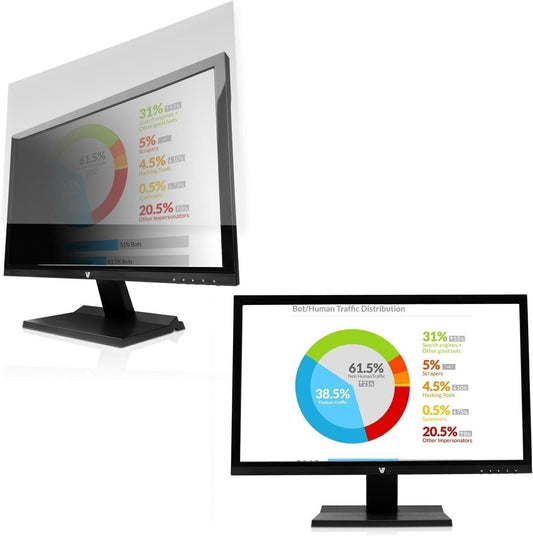 V7 PS23.6W9A2-2E 23,6 " Filtro privacy (16:9, 52.0 x 29,2 cm / 20,47 x 11,50