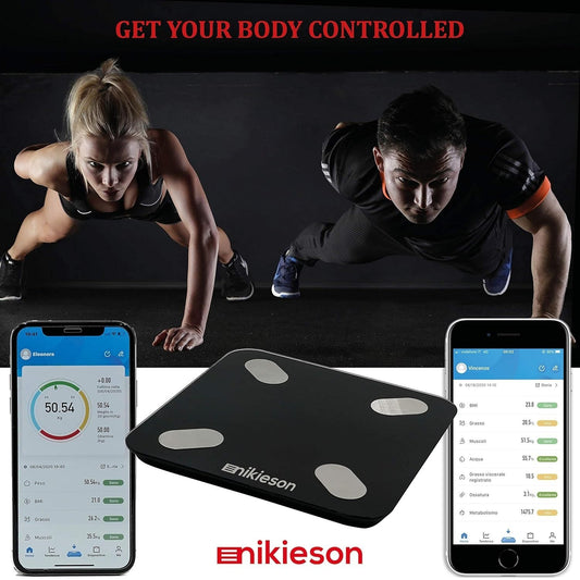 Bilancia impedenziometrica professionale digitale a LED, elettronica Bluetooth