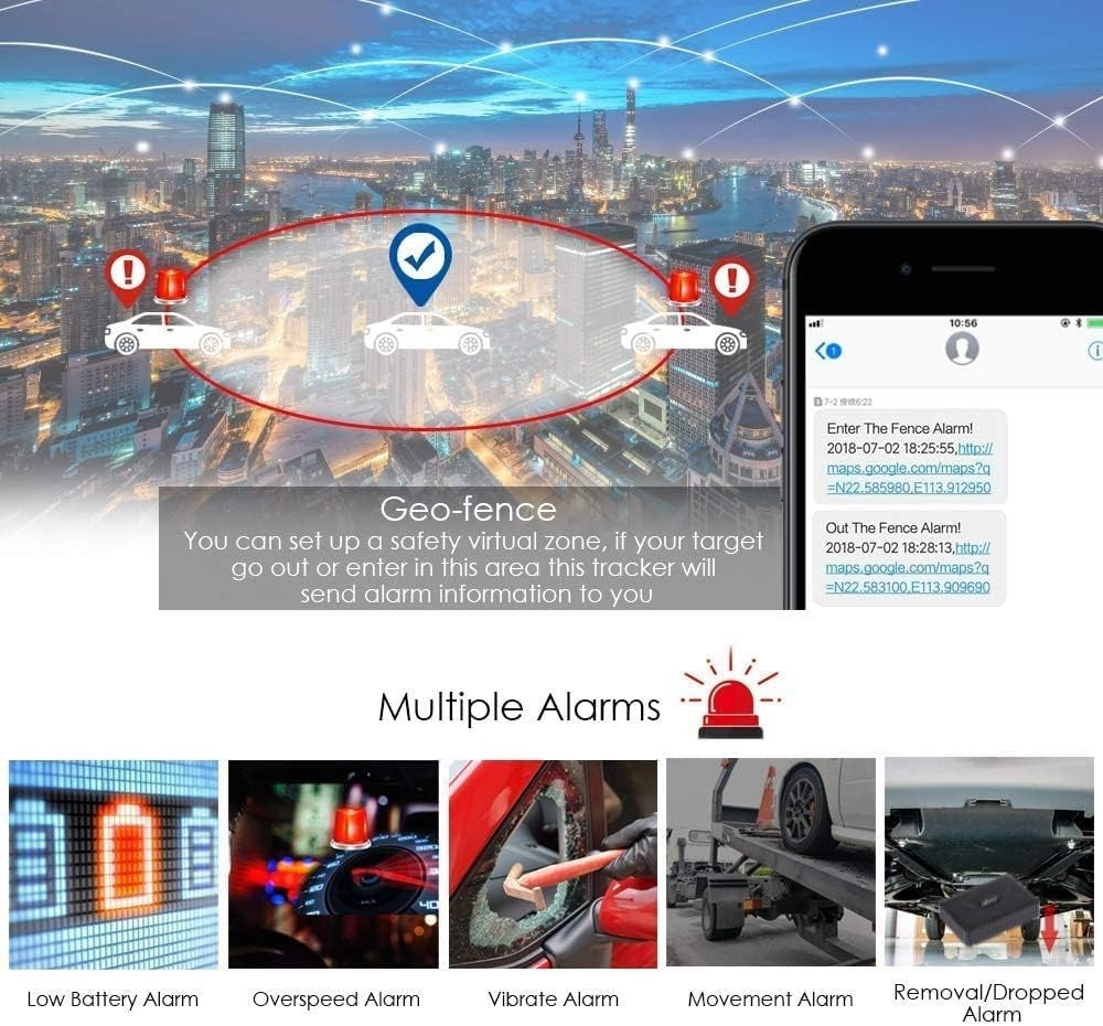 Winnes Tracker GPS 4G TK918 monitoraggio in tempo reale tramite SMS/App/PC