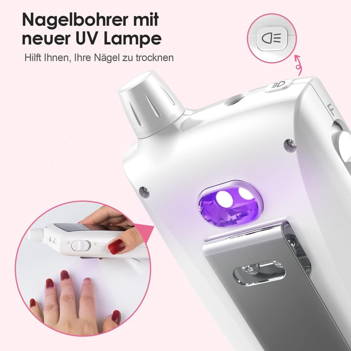 Trapano elettrico per unghie - Lima per unghie professionale da 30000 giri/min
