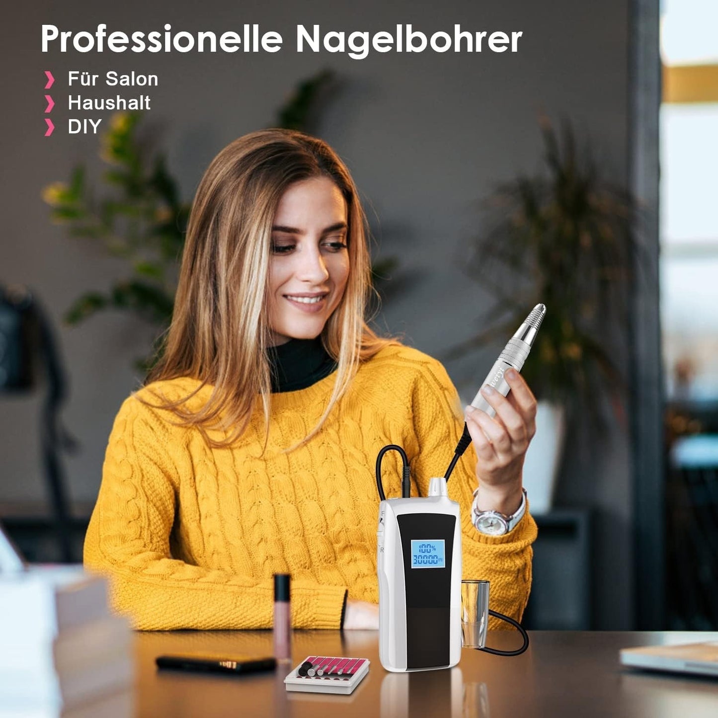 Trapano elettrico per unghie - Lima per unghie professionale da 30000 giri/min