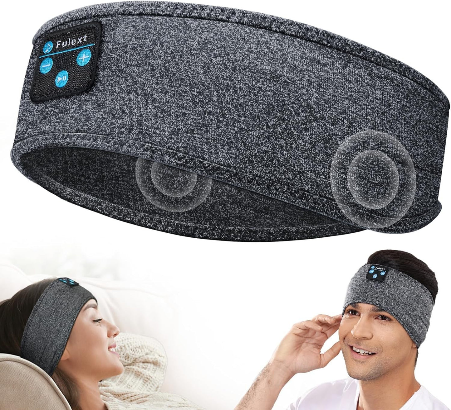 Cuffie Bluetooth auricolari dormienti Cuffie per dormire Bluetooth, morbide elas